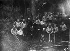 Officers of the New Zealand Constabulary Field Force at Parihaka, November 1881