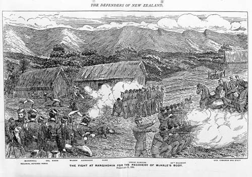 The battle at Rangiaowhia, 1864