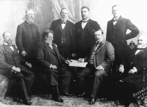 Members of the Seddon Ministry, 1900