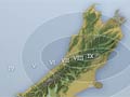 Extent of shaking, North Canterbury earthquake, 1 September 1888