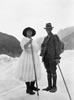 Rosina Buckman and Peter Graham on the Franz Josef Glacier, 1922