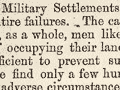 Military settlements fail