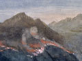 Tussock burning, 1882