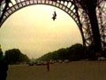 A. J. Hackett's bungy jump from the Eiffel Tower