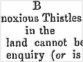 Scotch Thistle Ordinance 1862