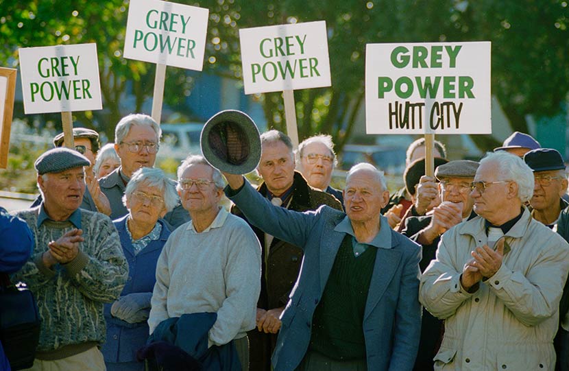 Grey Power protest