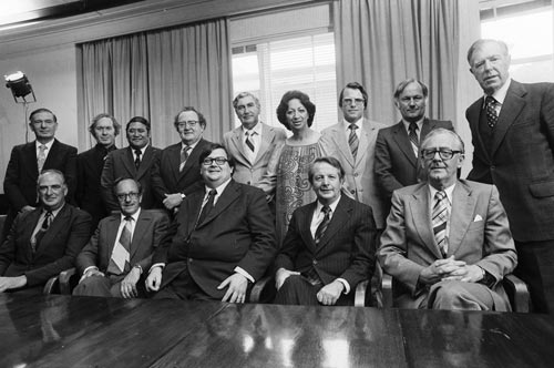 Rowling and shadow cabinet, 1979