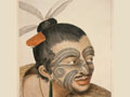 Early depiction of a Māori chief