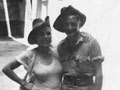 Soldier and local woman