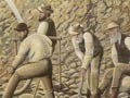 Gold miners mural 