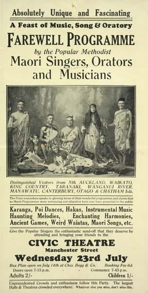 Methodist Māori singing troupe