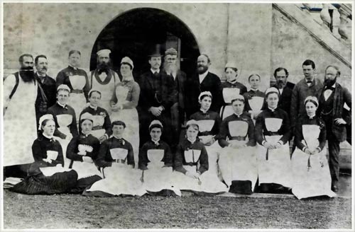 Auckland Hospital staff, 1880s
