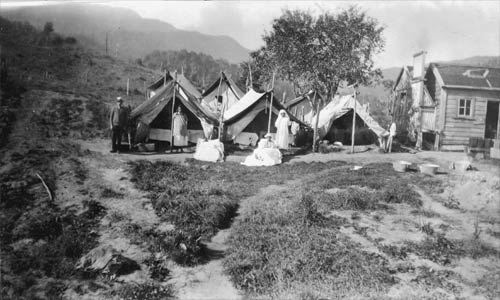 Typhoid camp, 1924