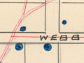 Typhoid map, Wellington, 1892 