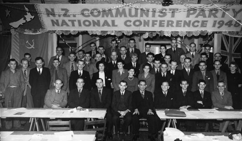 Delegates to the 1948 New Zealand Communist Party conference