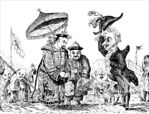 Welcoming Chinese miners, 1865