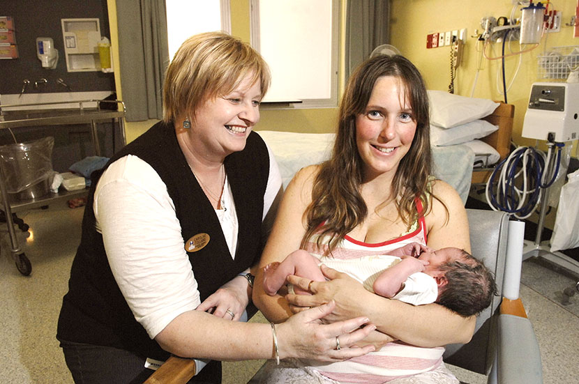 Midwife at work, 2008