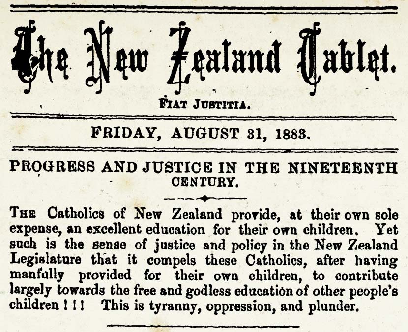 New Zealand Tablet editorial
