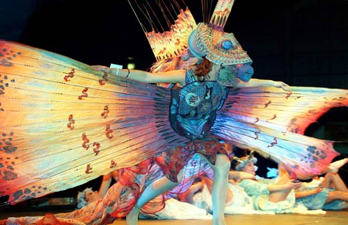 Dragon Fish wearable artwork