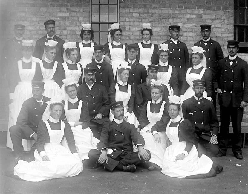 Asylums: staff at Avondale Lunatic Asylum, 1890s