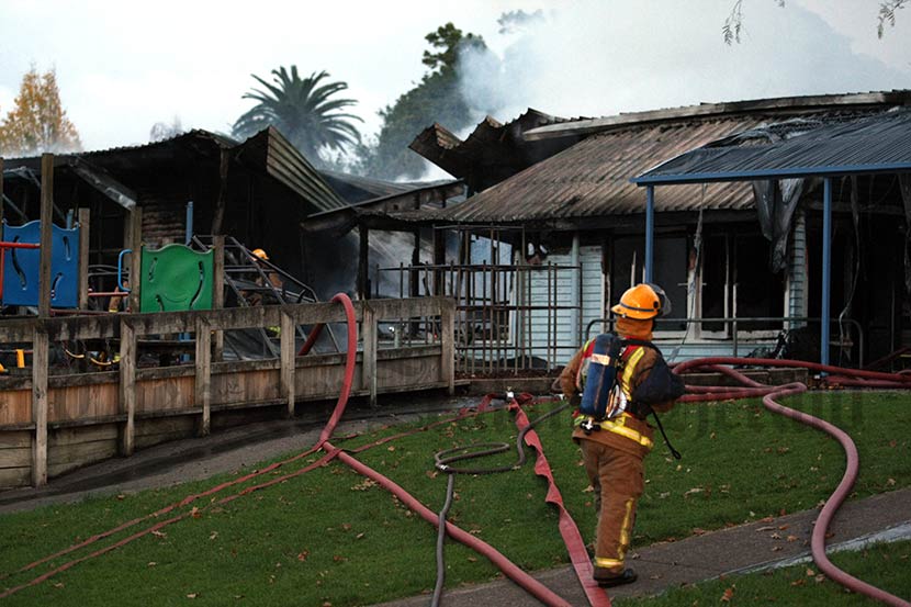 Māngere East School arson