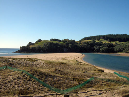 Ōpoutere pā site and wildlife refuge