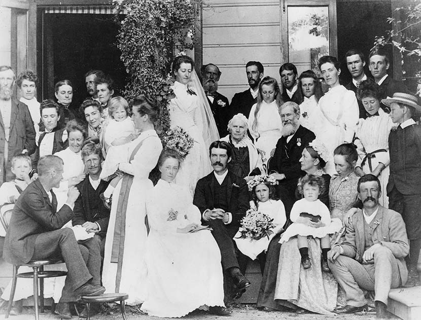 1890s wedding party