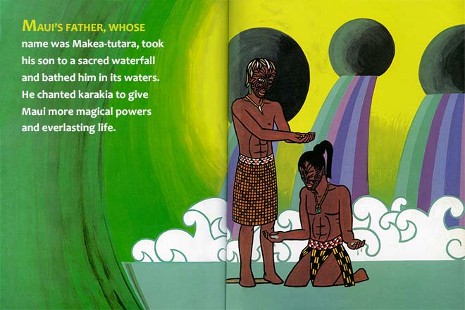 Māui and his father