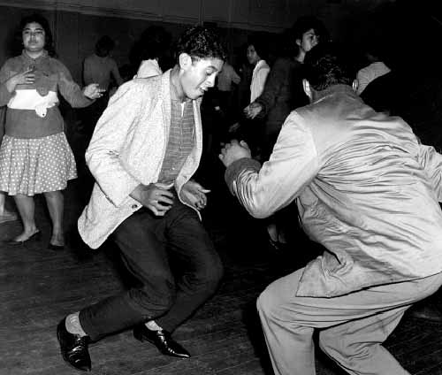 Dancing at the community centre