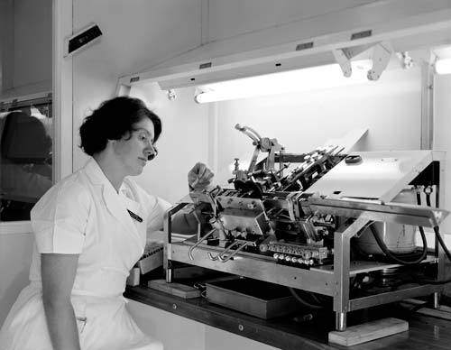 Smallpox vaccine production, 1970