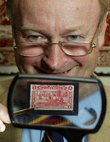 John Mowbray with claret stamp
