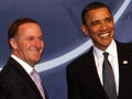 John Key and Barack Obama 