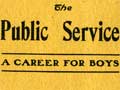 'The public service: a career for boys'