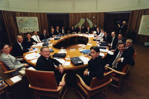 Cabinet meeting, 1996