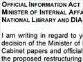 Provision of official information