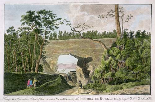 Arched rock, Tolaga Bay: 1769