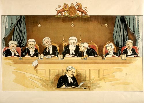 Judges' attire: 1913