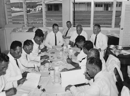 South Pacific administrators, 1962