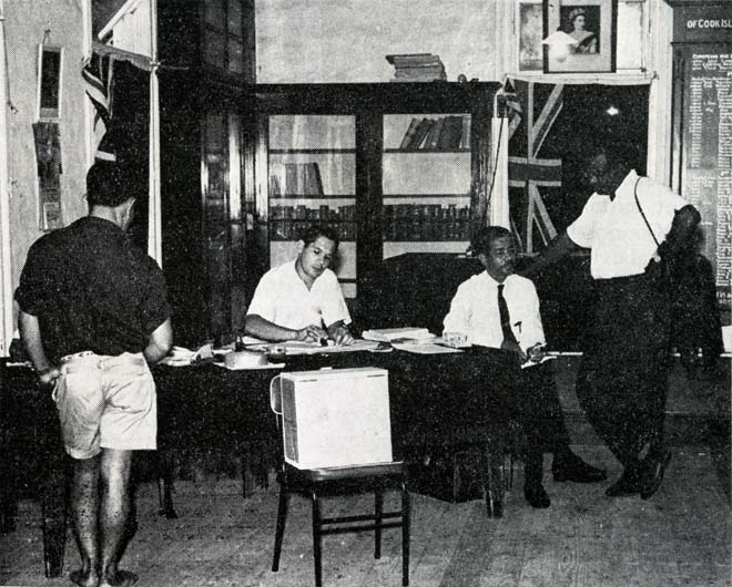 UN observers at Cook Islands elections, 1965