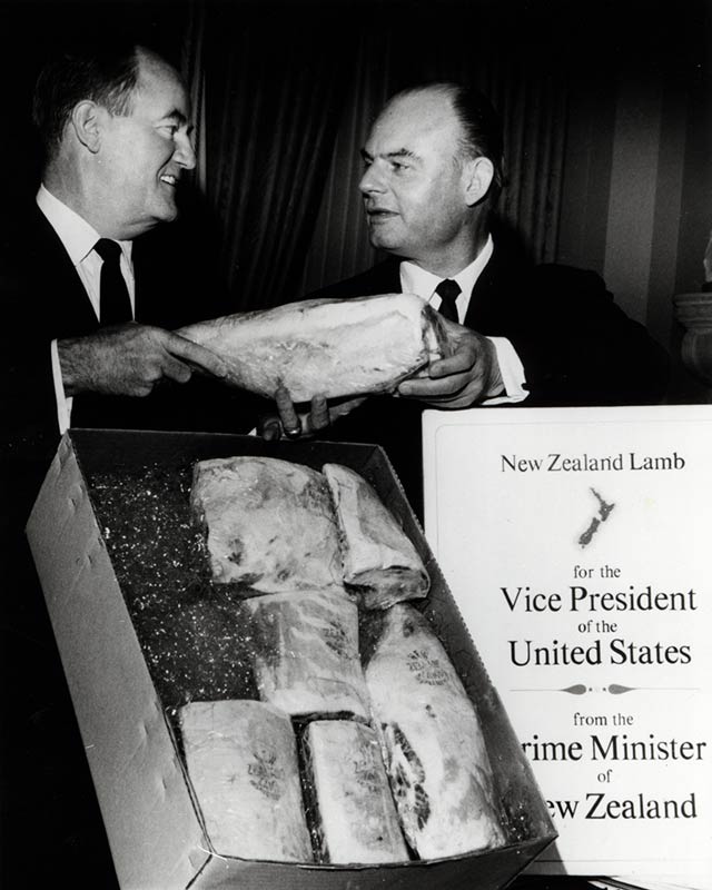 New Zealand lamb for the US vice-president