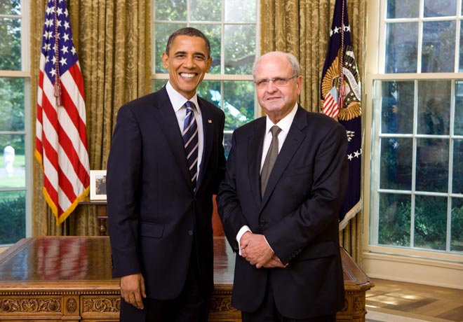 Ambassador Mike Moore and US President Obama