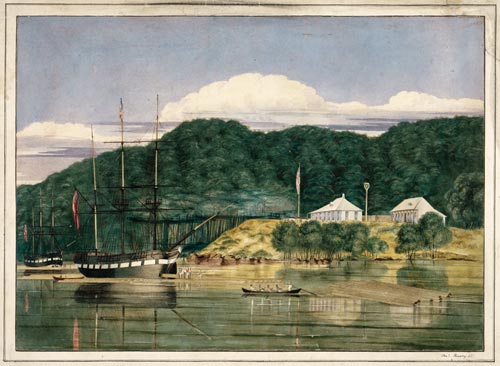 Te tō kauri ki Hokianga, tau 1839