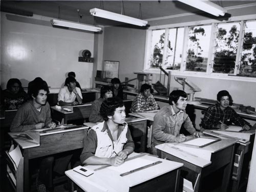 Courses: Māori trades training, Auckland Technical Institute, 1970