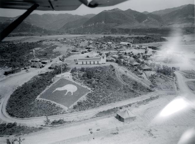 'Kiwi hill', headquarters of 16th Field Regiment, 1953