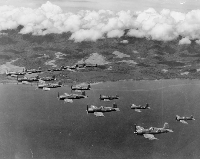 RNZAF Corsairs over Guadalcanal, 1944