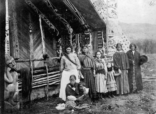 Te Tokanganui-a-Noho wharenui, 1884