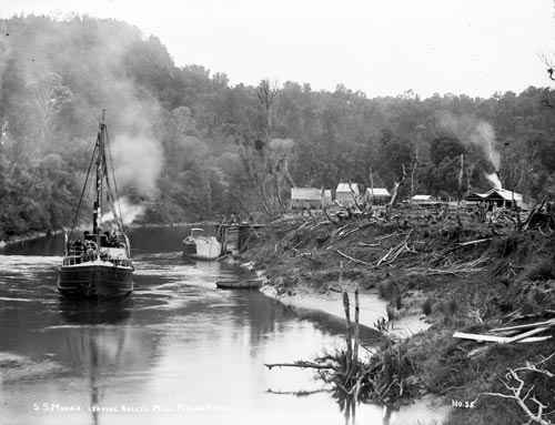 SS Mokau, Mōkau River, 1908