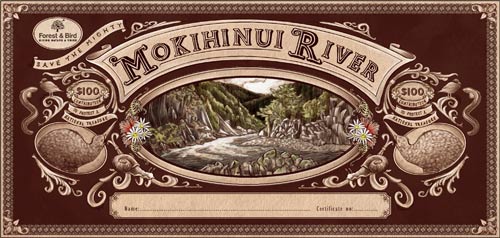 Mōkihinui River share certificate