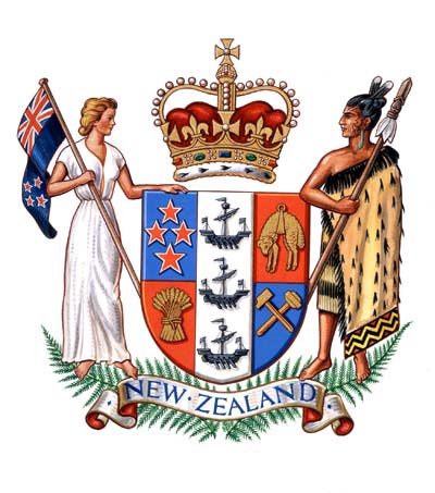 New Zealand coat of arms 