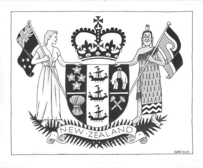 Tino rangatiratanga coat of arms